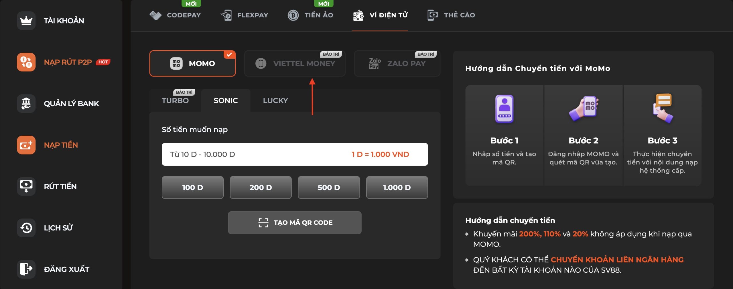 nạp viettel money sv88 nạp viettel money sv88
